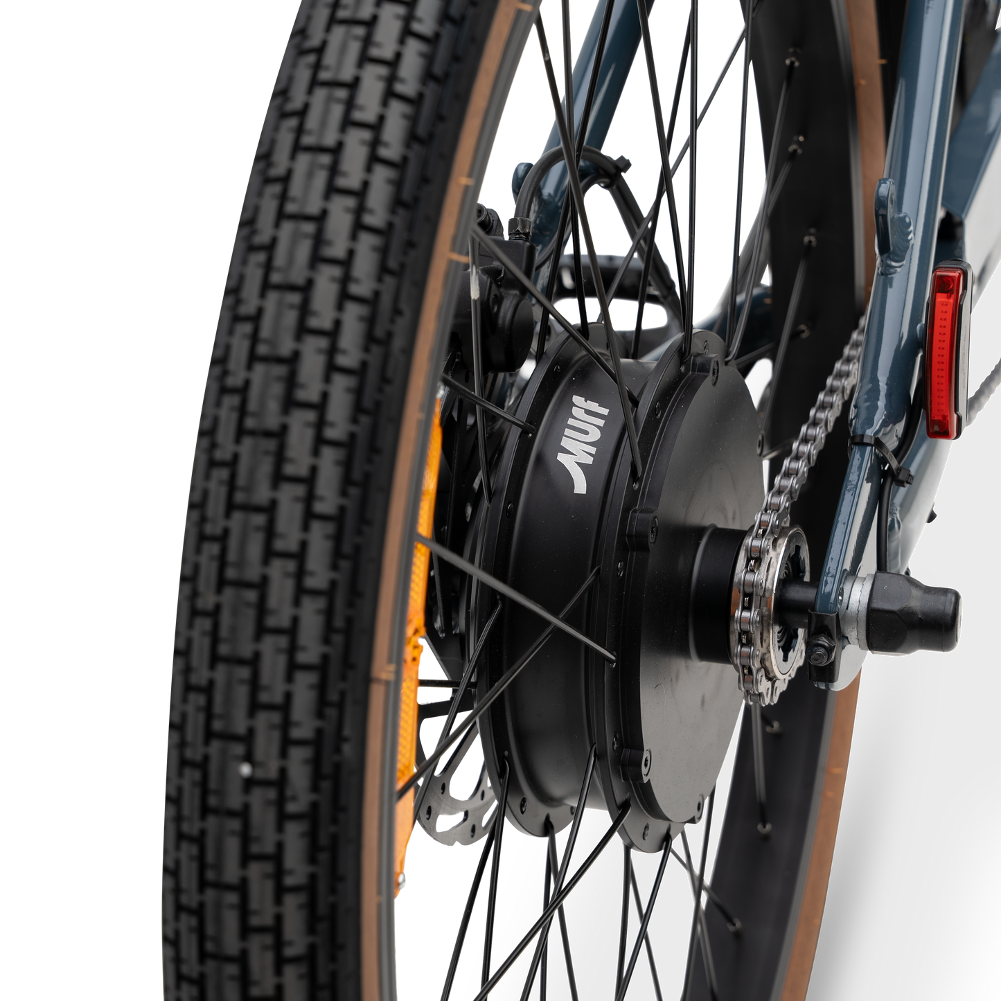 750W Rear Hub Motor on The Otis E-Bike - High-Torque Power for 55lb Lightweight Chassis