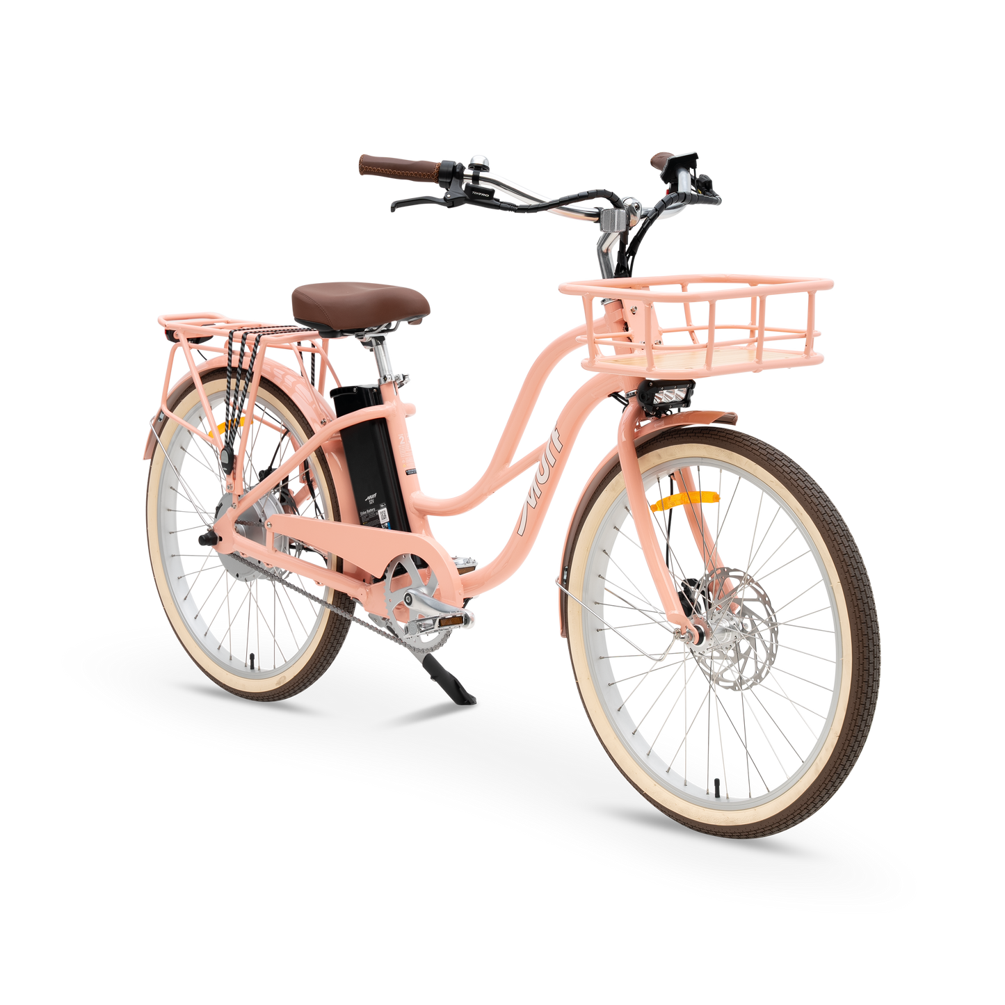 The Gigi Electric Bike in Beach Peach - 28 MPH Class 3 Cruiser for Women and Men
