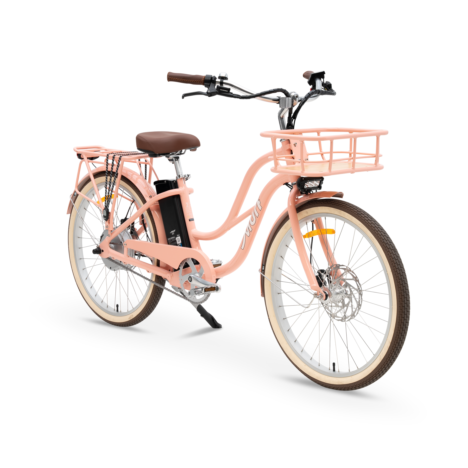 The Gigi Electric Bike in Beach Peach - 28 MPH Class 3 Cruiser for Women and Men