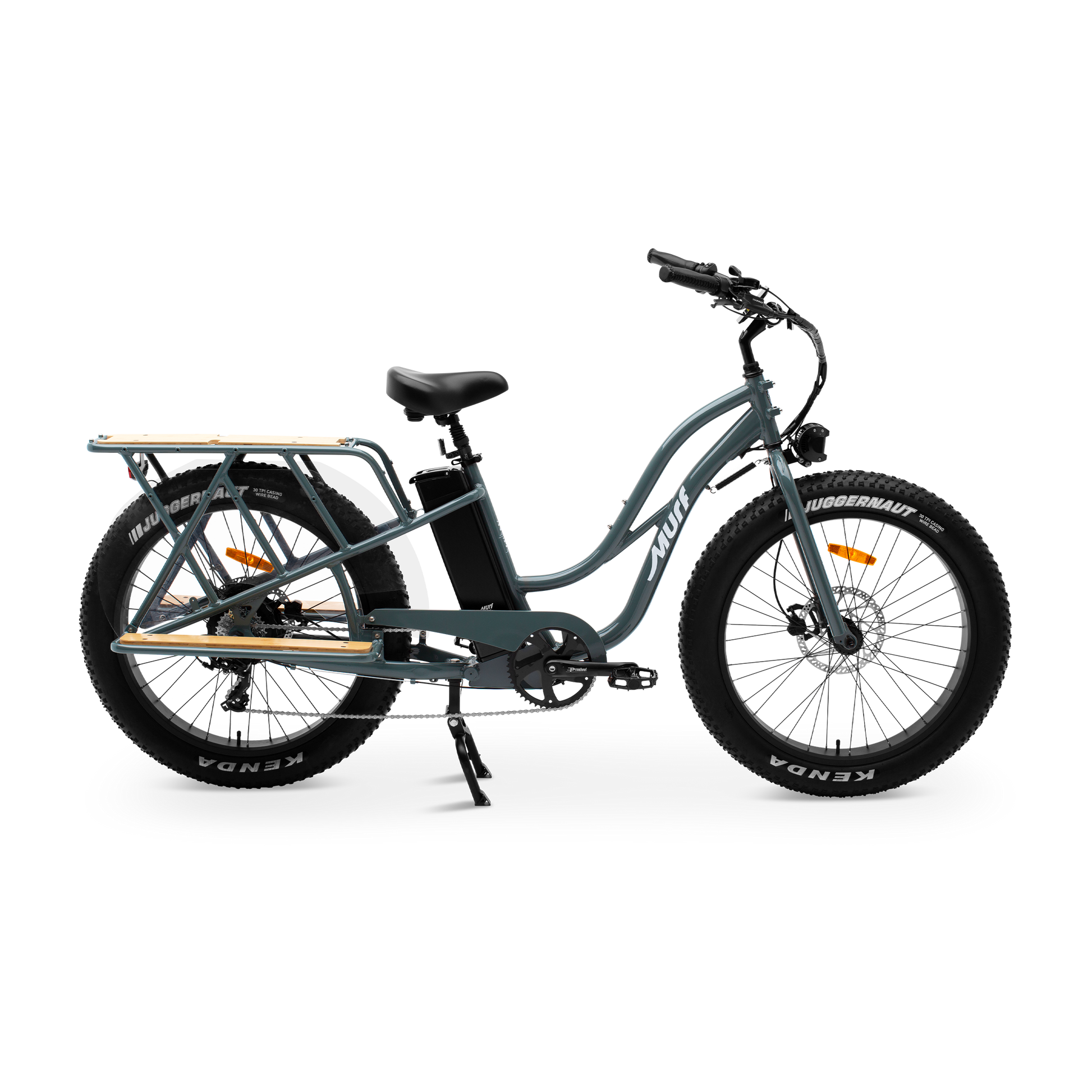 Seabreeze Grey Gloss Alpha Cargo Class 2 e-bike side profile