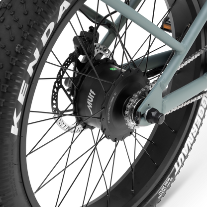 Rear Hub Motor close-up shot