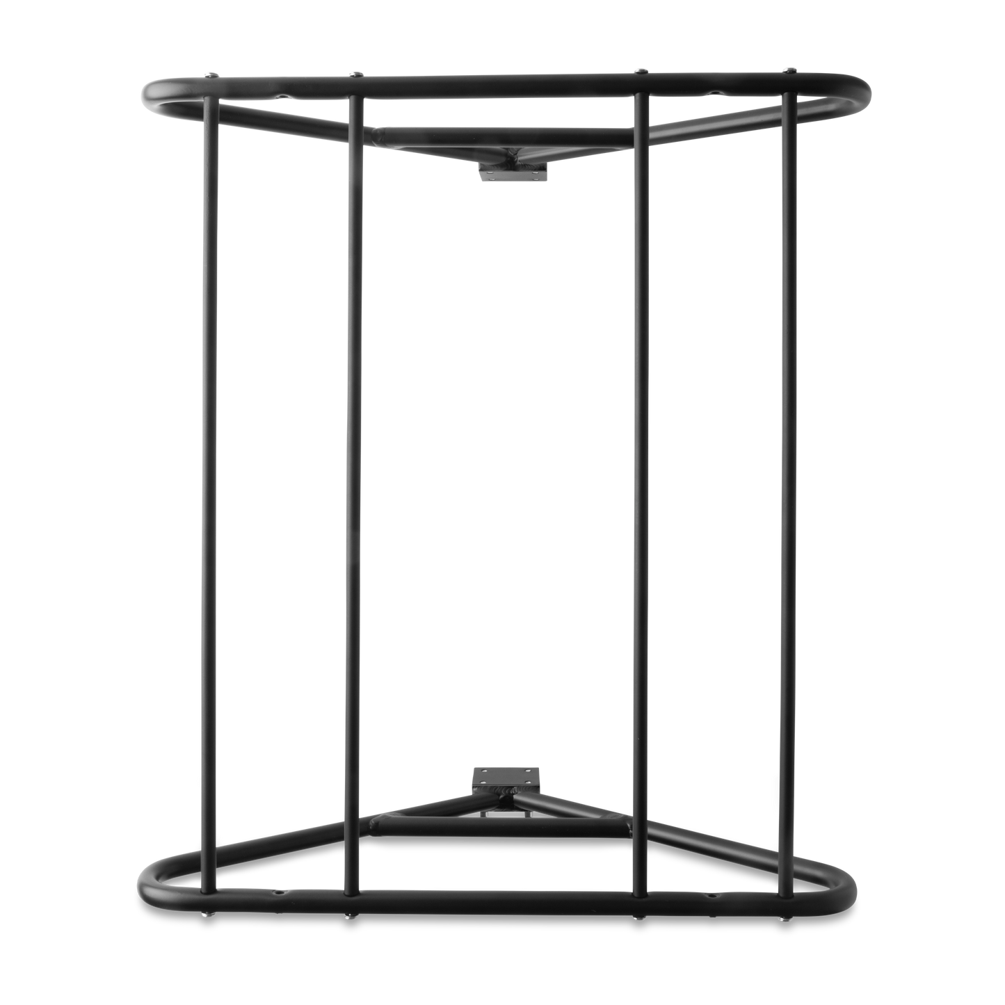 Top Down view of Murf Cargo Carriage product photo, powder-coated aluminum, designed to safely enclose young riders on the rear rack.