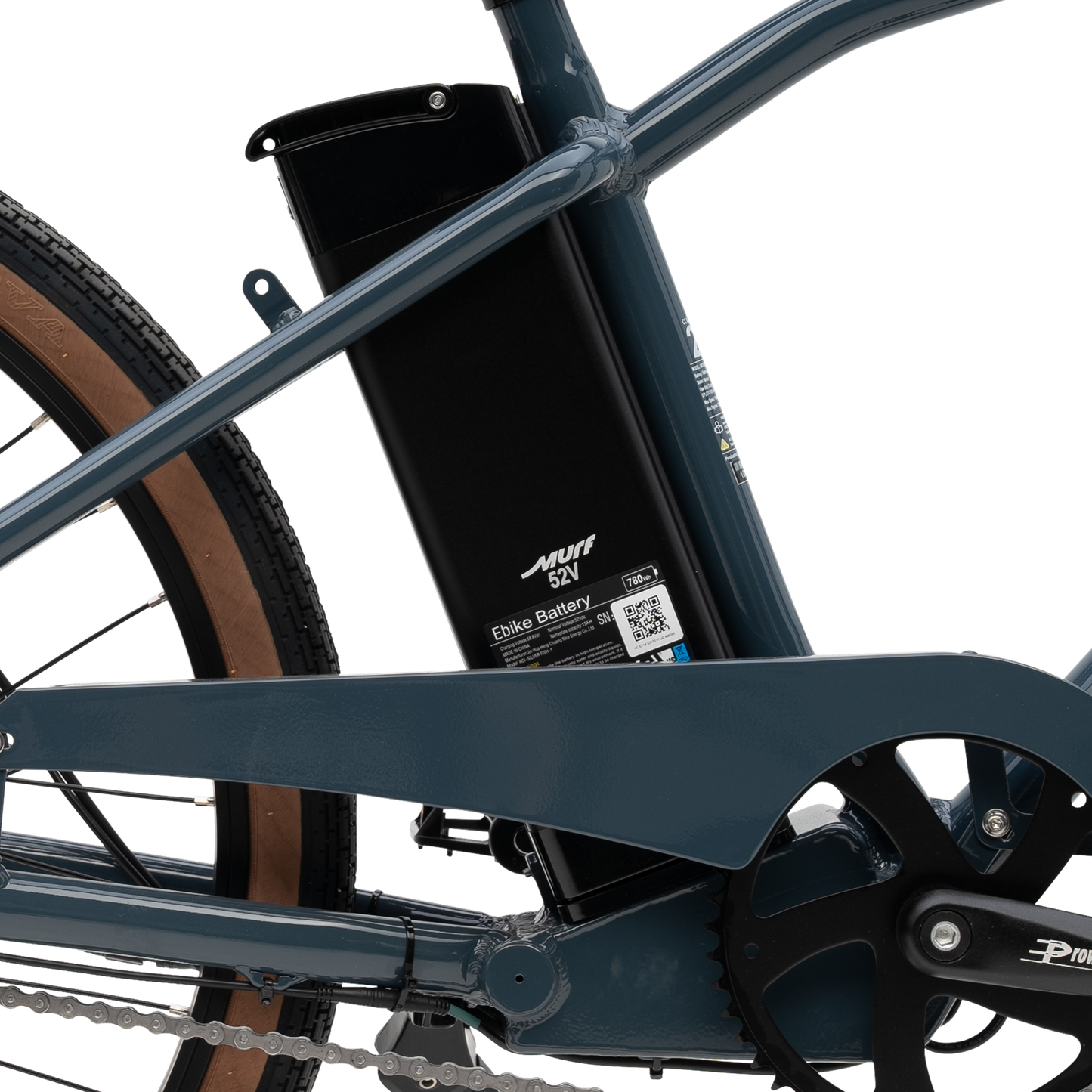 52V 780Wh Battery on The Otis E-Bike - High-Torque System for 55lb Lightweight Chassis