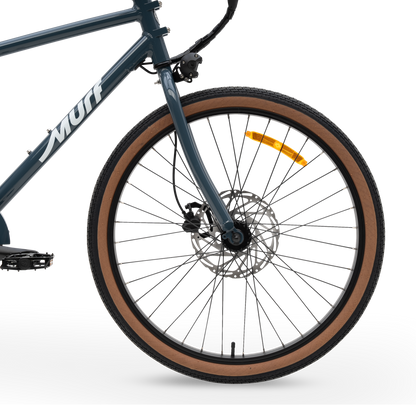 26-inch City Tire on Marine Blue Otis E-Bike - Agile Handling and Grip for Urban Commuting