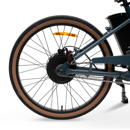 Single-Speed Drivetrain on The Otis E-Bike - Low Maintenance Rear Wheel Setup for City Commuting